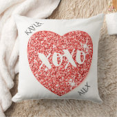 彼パーソナライズされたと彼女の名前装飾用クッションを愛する。 クッション (ブランケット)