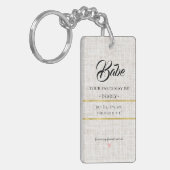 彼パーソナライズされたにとって記念日の贈り物 キーホルダー (正面左)
