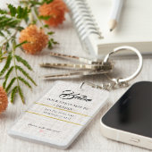 彼パーソナライズされたにとって記念日の贈り物 キーホルダー (正面右)