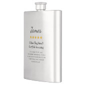 彼パーソナライズされたにとって記念日の贈り物 フラスク (左)