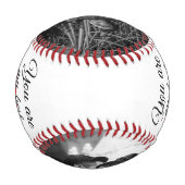 彼パーソナライズされたにとって記念日の贈り物 野球ボール (裏面)