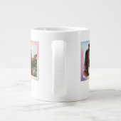 彼パーソナライズされたに惚れた ジャンボコーヒーマグカップ (裏面)