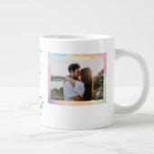 彼パーソナライズされたに惚れた ジャンボコーヒーマグカップ (右)