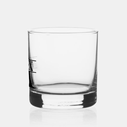 彼パーソナライズされたの名カスタム前のパパ ウイスキーグラス (左)