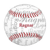 彼パーソナライズされたは 野球ボール (裏面)