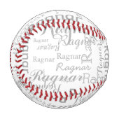 彼パーソナライズされたは 野球ボール (正面左)