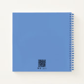 彼パーソナライズされたエレガントと彼女の半ハート ノートブック (裏面)