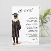 彼モダンが卒業したミニマル写真 招待状 (スタンド正面)