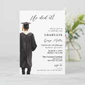 彼モダンが卒業したミニマル写真 招待状 (スタンド正面)