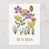 彼モダンは復活祭のフローラはがき シーズンポストカード (正面)