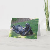 彼与えの感謝してい，オマハ， NE - Greeting Card カード (正面)