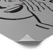 彼与えらは理由ポスタおもしろいー署名 ポスター (角)