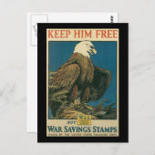 彼保は第二次世界大戦を自由にする ポストカード (正面/裏面)