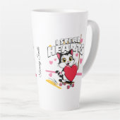 彼女おもしろいにとって「バレンタインでね」 – かわいいプレゼント カフェラテマグ (右アングル)