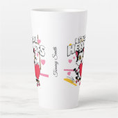 彼女おもしろいにとって「バレンタインでね」 – かわいいプレゼント カフェラテマグ (正面)