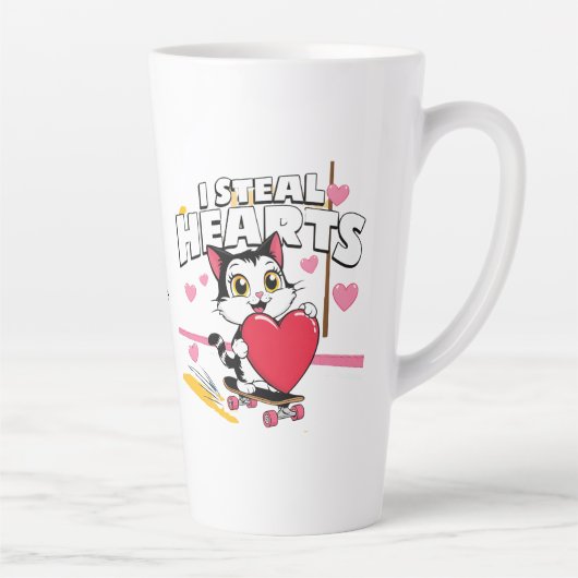 彼女おもしろいにとって「バレンタインでね」 – かわいいプレゼント カフェラテマグ (右)