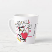 彼女おもしろいにとって「バレンタインでね」 – かわいいプレゼント カフェラテマグ (左アングル)