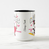 彼女おもしろいにとって「バレンタインでね」 – かわいいプレゼント マグカップ (中央)