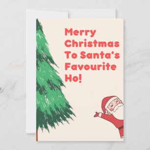 彼女おもしろいのいけなクリスマスカード シーズンカード
