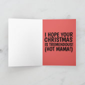 彼女おもしろいのためにドナルド・トランプ・クリスマスカード シーズンカード (内部)