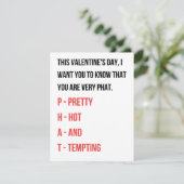 彼女おもしろいのためのバレンタインのデイカード シーズンカード (スタンド正面)