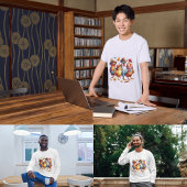 彼女おもしろいのチキン好きの鶏 スウェットシャツ