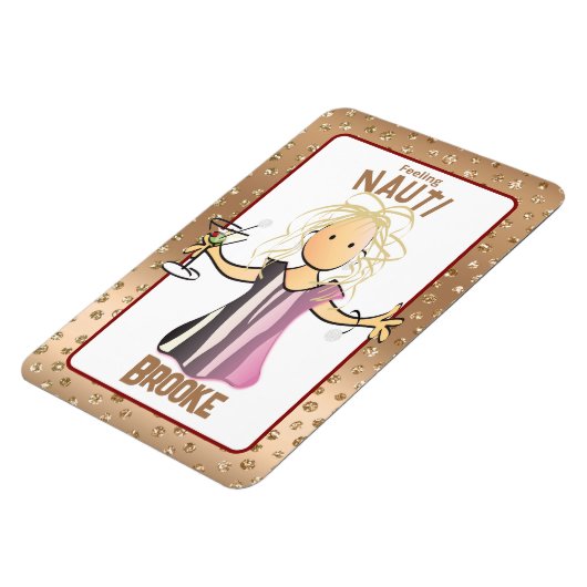 彼女おもしろいのバラ金ゴールド用クルーズ船扉 マグネット (左側)