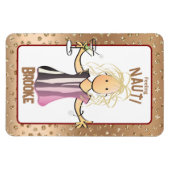 彼女おもしろいのバラ金ゴールド用クルーズ船扉 マグネット (横)