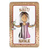 彼女おもしろいのバラ金ゴールド用クルーズ船扉 マグネット (縦)