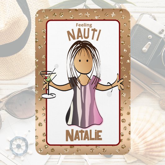 彼女おもしろいのバラ金ゴールド用クルーズ船扉 マグネット