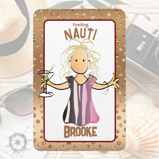 彼女おもしろいのバラ金ゴールド用クルーズ船扉 マグネット