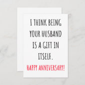 彼女おもしろいの結婚記念カードは嬉しい サンキューカード (正面/裏面)