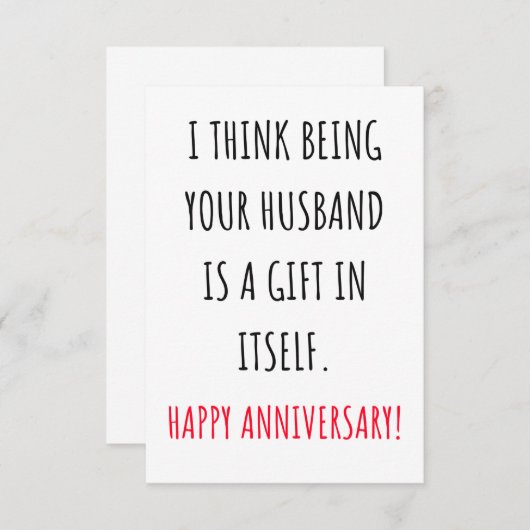 彼女おもしろいの結婚記念カードは嬉しい  サンキューカード (正面/裏面)