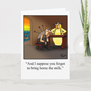 彼女おもしろいの記念日カード カード