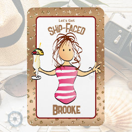 彼女おもしろいの飲み物のためのクルーズ船扉 マグネット