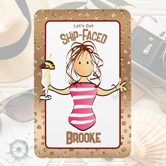 彼女おもしろいの飲み物のためのクルーズ船扉 マグネット