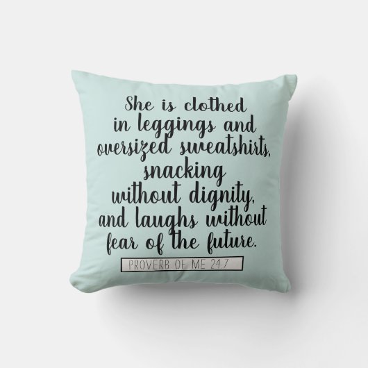 彼女おもしろいは服を着た引用文 クッション (正面)