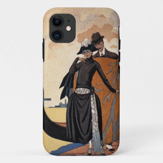 彼女および彼のファッションIllustration 1921年(pochoir p Case-Mate iPhoneケース (裏面)