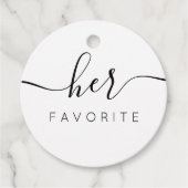 彼女お気に入りののс共謀の好意のギフトクラシックラウンド フェイバータグ (正面)