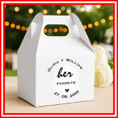 彼女お気に入りののお気に入りの結婚式の引き出物ハート フェイバーボックス