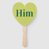 彼女か彼？ |新郎新婦レトロ結婚のゲーム ハンドファン (裏面)