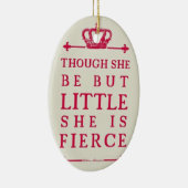 彼女があるが、けれども少し彼女は激しいです セラミックオーナメント (右)