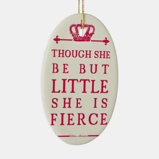 彼女があるが、けれども少し彼女は激しいです セラミックオーナメント (右)