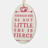 彼女があるが、けれども少し彼女は激しいです セラミックオーナメント (左)