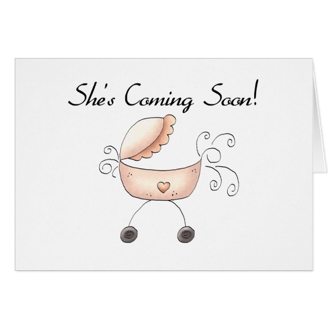 彼女がすぐに来ているキャリッジ (正面横)