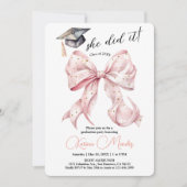 彼女がやったバラ金ゴールド卒業招待状 招待状 (正面)