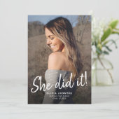 彼女がやった！卒業写真招待状 招待状 (スタンド正面)