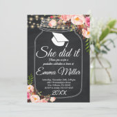 彼女がやった、黒板卒業党 招待状 (スタンド正面)