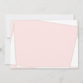 彼女がイエスと言った 花を飾った上品な婚約パーティーの写真 招待状 (裏面)