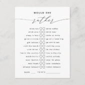 彼女がエンクロージャカードエレガントをスクリプトで書くか エンクロージャーカード (正面)